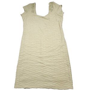 Free People at Anthropologie Beaded Textured Knit Sexy Backless Cocktail Dress S